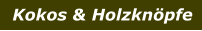 Kokos & Holzknöpfe