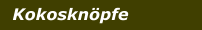 Kokosknöpfe
